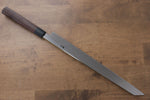 Jikko Silver Steel No.3 Kiritsuke Yanagiba  330mm Shitan Handle - Japannywholesale