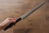 Jikko Silver Steel No.3 Kiritsuke Yanagiba  330mm Shitan Handle - Japannywholesale