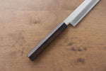 Jikko Silver Steel No.3 Kiritsuke Yanagiba  330mm Shitan Handle - Japannywholesale