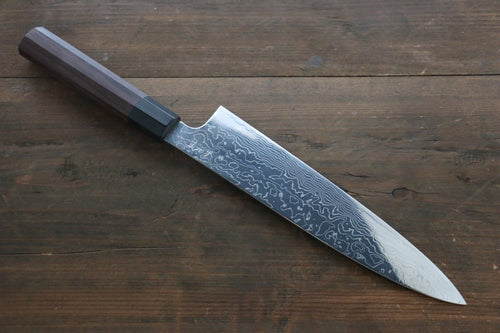 Sukenari SG2 Damascus Gyuto  240mm Shitan Handle - Japannywholesale