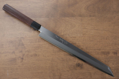 Jikko Silver Steel No.3 Kiritsuke Yanagiba  270mm Shitan Handle - Japannywholesale