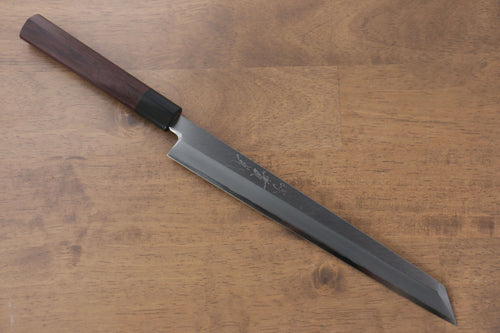 Jikko Silver Steel No.3 Kiritsuke Yanagiba  240mm Shitan Handle - Japannywholesale