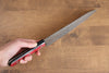 Seisuke Ringo Silver Steel No.3 Nashiji Gyuto  210mm Red Pakka wood Handle - Japannywholesale