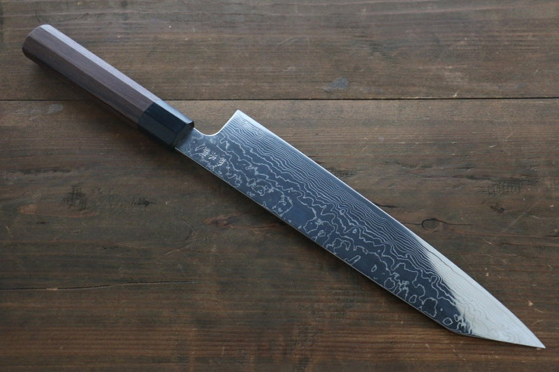 Sukenari SG2 Damascus Kiritsuke Gyuto  270mm Shitan Handle - Japannywholesale