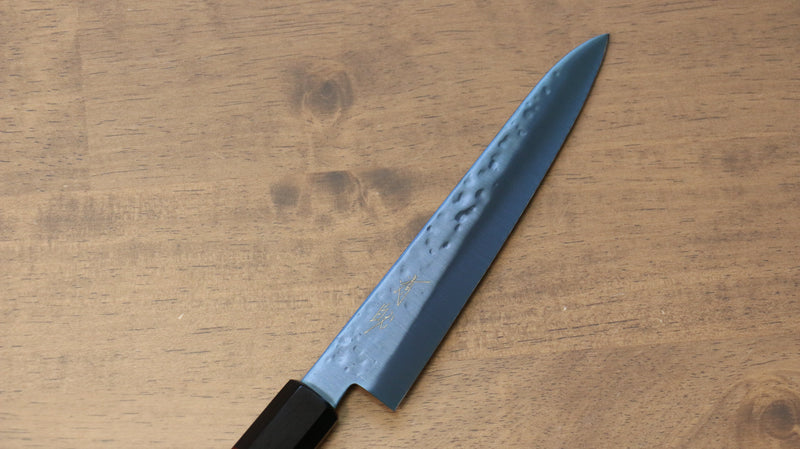 Seisuke SK-85 Ion plating Hammered Petty-Utility  150mm Red Pakka wood Handle - Japannywholesale