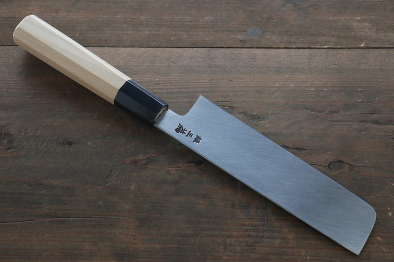 Sakai Takayuki Chef Series Silver Steel No.3 Usuba  Magnolia Handle - Japannywholesale