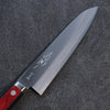 Seisuke Blue Super Migaki Finished Gyuto  180mm Red and Black Pakka wood Handle - Japannywholesale