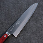 Seisuke Blue Super Migaki Finished Gyuto  180mm Red and Black Pakka wood Handle - Japannywholesale