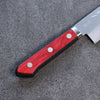 Seisuke Blue Super Migaki Finished Gyuto  180mm Red and Black Pakka wood Handle - Japannywholesale