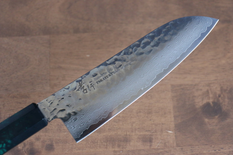 Sakai Takayuki Nanairo VG10 33 Layer Santoku  180mm ABS resin(Green tortoiseshell) Handle - Japannywholesale