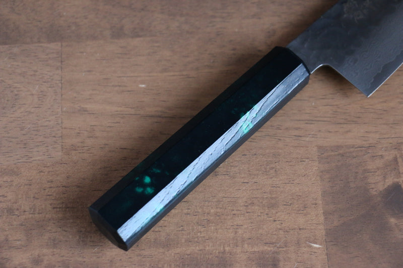 Sakai Takayuki Nanairo VG10 33 Layer Santoku  180mm ABS resin(Green tortoiseshell) Handle - Japannywholesale