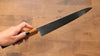 Kajin Cobalt Special Steel Damascus Gyuto  240mm Burnt Oak (Mehakkaku) Handle - Japannywholesale