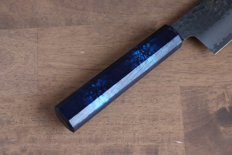 Sakai Takayuki Nanairo VG10 33 Layer Santoku  180mm ABS resin(Turquoise tortoiseshell) Handle - Japannywholesale