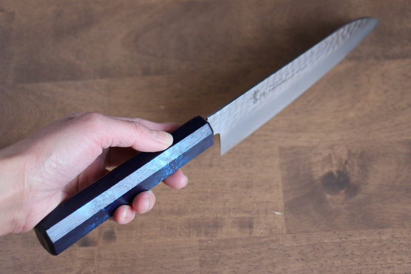 Sakai Takayuki Nanairo VG10 33 Layer Santoku  180mm ABS resin(Turquoise tortoiseshell) Handle - Japannywholesale