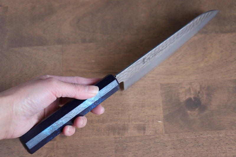 Sakai Takayuki Nanairo VG10 33 Layer Santoku  180mm ABS resin(Turquoise tortoiseshell) Handle - Japannywholesale