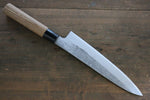 Seisuke Blue Steel No.2 Nashiji Gyuto  210mm Chestnut Handle - Japannywholesale