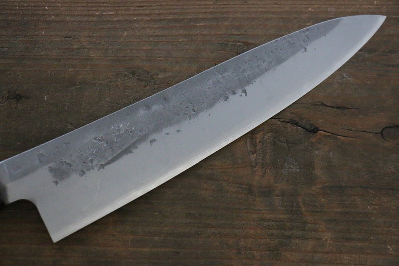 Seisuke Blue Steel No.2 Nashiji Gyuto  210mm Chestnut Handle - Japannywholesale