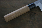 Seisuke Blue Steel No.2 Nashiji Gyuto  210mm Chestnut Handle - Japannywholesale