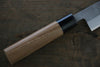 Seisuke Blue Steel No.2 Nashiji Petty-Utility  135mm Chestnut Handle - Japannywholesale