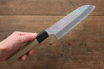 Choyo Blue Steel No.1 Mirrored Finish Santoku  180mm - Japannywholesale