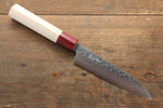 Seisuke VG10 16 Layer Hammered Damascus Petty-Utility  135mm with Magnolia Handle - Japannywholesale