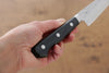 Takamura Knives VG10 Hammered Petty-Utility  130mm Black Pakka wood Handle - Japannywholesale