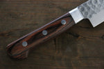 Seisuke VG10 17 Layer Damascus sujihiki  240mm Mahogany Handle - Japannywholesale