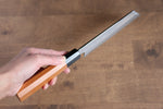 Sakai Takayuki Hakugin INOX Mirrored Finish Mukimono  180mm Yew tree Handle - Japannywholesale