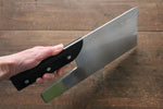 Sakai Takayuki [Left Handed] INOX Molybdenum Soba  270mm Black Pakka wood Handle - Japannywholesale