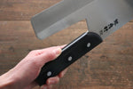 Sakai Takayuki [Left Handed] INOX Molybdenum Soba  270mm Black Pakka wood Handle - Japannywholesale