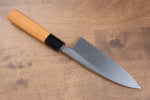 Sakai Takayuki Hakugin INOX Mirrored Finish Deba  150mm Yew tree Handle - Japannywholesale