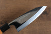 Sakai Takayuki Hakugin INOX Mirrored Finish Deba  150mm Yew tree Handle - Japannywholesale