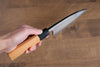 Sakai Takayuki Hakugin INOX Mirrored Finish Deba  150mm Yew tree Handle - Japannywholesale