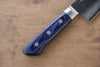 Seisuke Seiun VG10 33 Layer Damascus Santoku  180mm Blue Pakka wood Handle - Japannywholesale