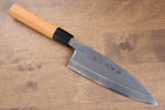 Sakai Takayuki Hakugin INOX Mirrored Finish Deba  180mm Yew tree Handle - Japannywholesale