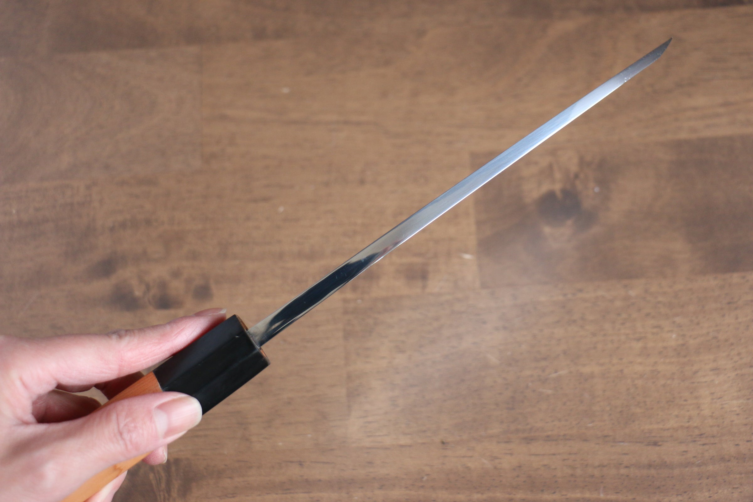 LEFT HANDED SAKAI TAKAYUKI INOX DEBA KNIFE – HITACHIYA USA