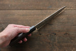 Seisuke AUS10 Damascus Petty-Utility  150mm Shitan Handle - Japannywholesale