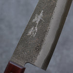 Seisuke Blue Super Hammered Bunka  165mm Red Pakka wood Handle - Japannywholesale