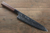 Seisuke AUS10 Damascus Gyuto  210mm Shitan Handle - Japannywholesale