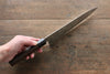 Seisuke AUS10 Damascus Gyuto  210mm Shitan Handle - Japannywholesale