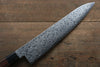 Seisuke AUS10 Damascus Gyuto  240mm Shitan Handle - Japannywholesale