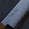 Seisuke VG10 Damascus Santoku  180mm Burnt Oak Handle - Japannywholesale