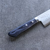 Kunihira Sairyu VG10 Damascus Santoku  170mm Navy blue Pakka wood Handle - Japannywholesale