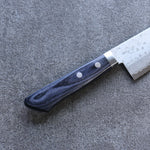 Kunihira Sairyu VG10 Damascus Santoku  170mm Navy blue Pakka wood Handle - Japannywholesale