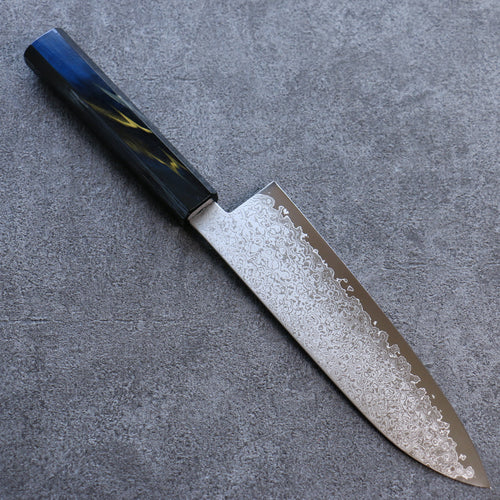 Seisuke VG10 Damascus Santoku  180mm Lacquered Handle - Japannywholesale