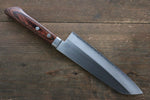 Kunihira VG1 Migaki Finished Santoku  170mm Mahogany Handle - Japannywholesale