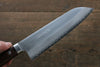 Kunihira VG1 Migaki Finished Santoku  170mm Mahogany Handle - Japannywholesale