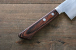 Kunihira VG1 Migaki Finished Santoku  170mm Mahogany Handle - Japannywholesale