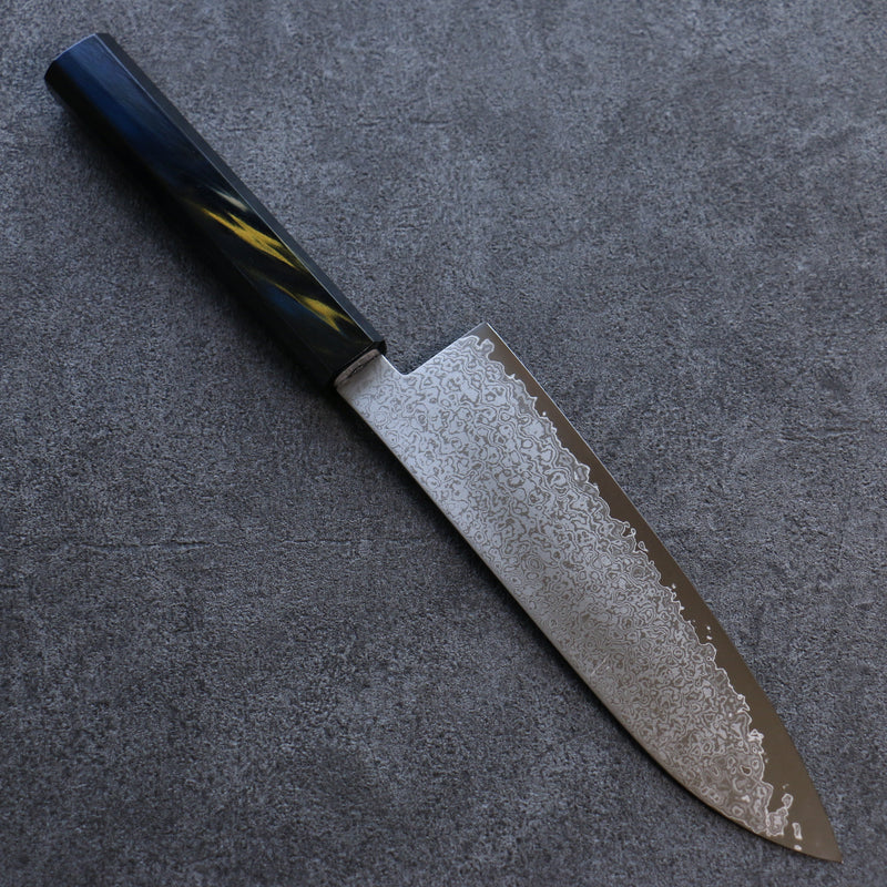 Seisuke VG10 Damascus Santoku  180mm Fuji Lacquered Handle - Japannywholesale