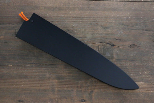Black Saya Sheath for Gyuto Knife with Plywood Pin 210mm - Japannywholesale